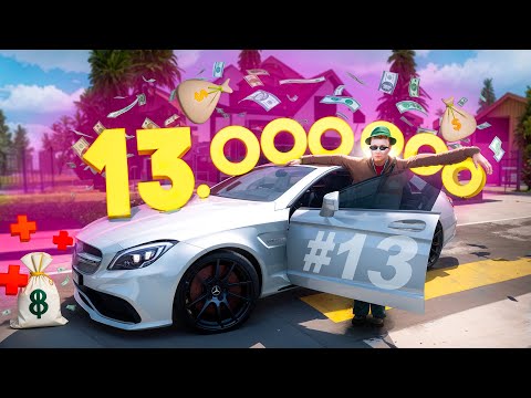 Видео: ЗАРАБОТАЛ +13КК ЗА 10 МИНУТ! ПУТЬ БОМЖА на АМАЗИНГ РП #13