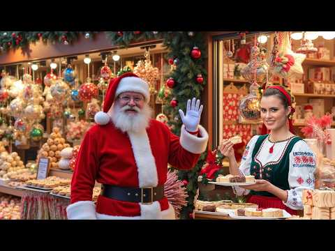 Видео: Летающий Санта, еда и 1000 плюшевых мишек — Волшебные рождественские ярмарки в Румынии!