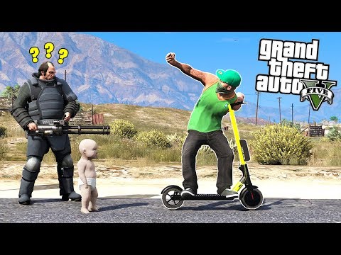 Видео: ФРАНКЛИН УГНАЛ САМОКАТ СЫНА ТРЕВОРА! Он в ярости!! - GTA 5 Реальная Жизнь (Моды)