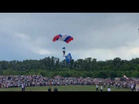Видео: Сабантуй Кукмор.Рифат Зарипов.Парашютистлар. Конкурслар.Кукмара. 13.06.2021.