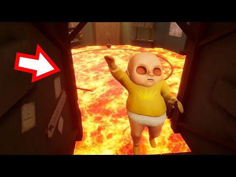 Видео: ЛАВА ЗАТОПИЛА ЛАБОРАТОРИЮ ?! ИГРА The Baby In Yellow