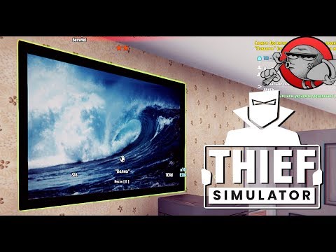 Видео: Thief Simulator #4 - УНИЧТОЖИЛ КАРТИНУ