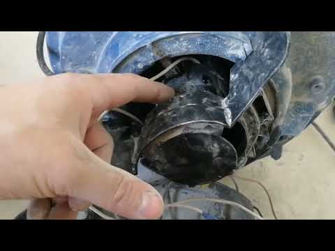 Видео: Замена двигателя пылесоса Dexter 1400W