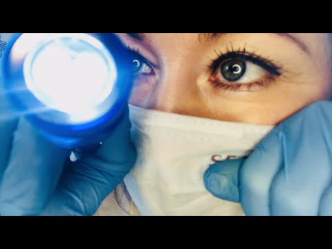 Видео: АСМР ролевая игра ОКУЛИСТ | ASMR Осмотр с фонариком и перчатками | Уберу соринку из твоего глаза 👁