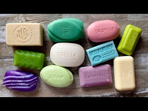 Видео: ASMR Soap cutting | Soap Carving|Резка мыла  | ASMR