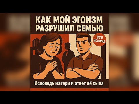 Видео: Как мой эгоизм разрушил семью: исповедь матери и ответ её сына !