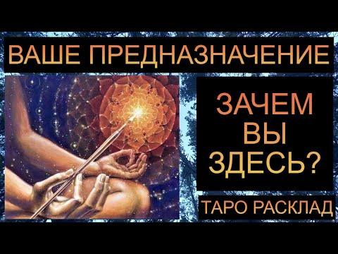 Видео: ВАШЕ ПРЕДНАЗНАЧЕНИЕ!! ЗАЧЕМ ВЫ ЗДЕСЬ? #таро #таросегодня #таропрогноз