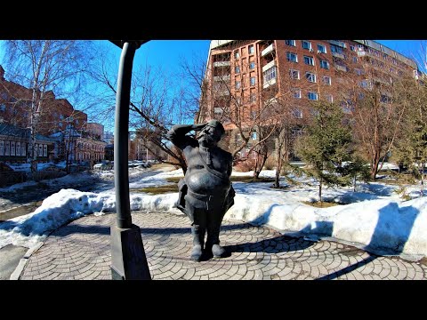 Видео: Новосибирск - Пешком по улице Серебренниковской 4К