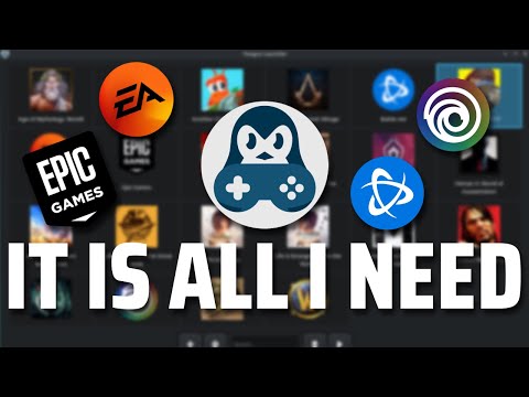 Видео: Мой основной игровой лаунчер на Linux!