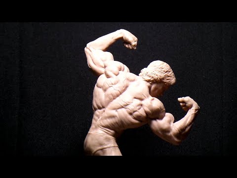 Видео: Sculpting Arnold Schwarzenegger. Лепка фигурки Арнольда Шварценеггера из полимерной глины.