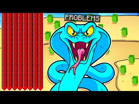 Видео: Жизнь змеи в Minecraft!