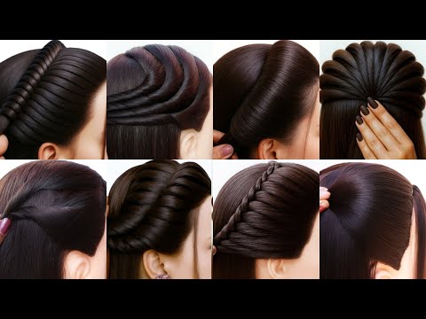 Видео: Простые прически разных типов - Простые прически | стильные прически | прически для девочек