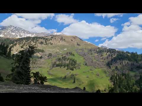 Видео: Перевал Пхия по дороге Архыз - Кислые Источники