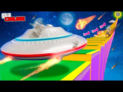 Видео: КАК ДАЛЕКО ЛЕТАЮЩАЯ ТАРЕЛКА СМОЖЕТ ЗАБРАТЬСЯ ПО СТУПЕНЬКАМ ЛЕСТНИЦЫ? ЭКСПЕРИМЕНТЫ ГТА 5