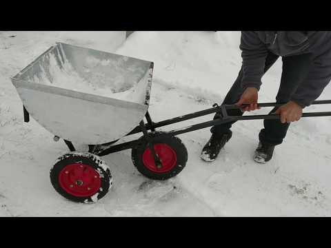 Видео: Лопата снеговая на колесе + трансформер в садовую тачку