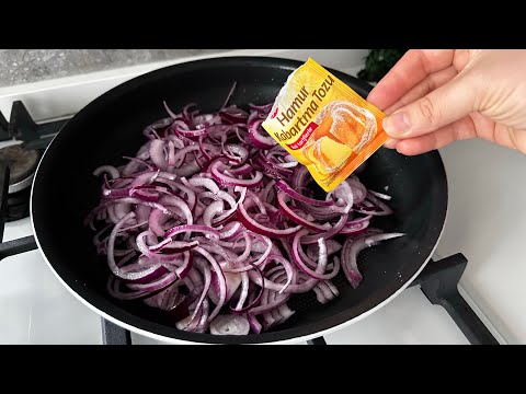 Видео: 😱✋Попробуйте лук с разрыхлителем.❗ 10 минут.💯 Вкуснее мяса.❗