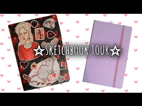 Видео: Обзор на скетчбук//sketchbook tour