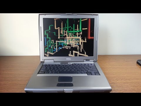 Видео: Бизнес ноут из 2004 от DELL