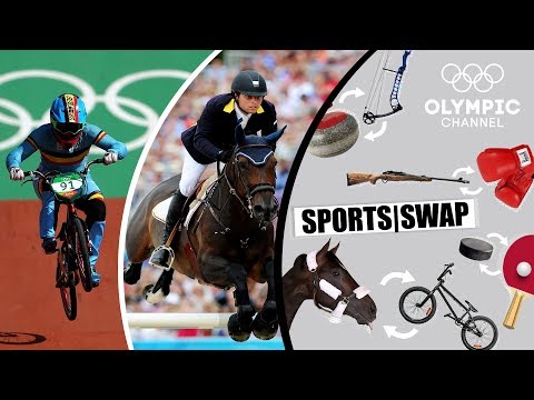 Видео: Bmx Против Конного Спорта С Элке Ванхоф И Даниэлем Блуманом | Sports Swap