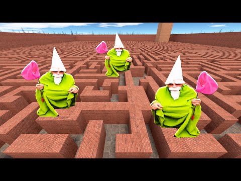 Видео: GNOME CRAWLY В ЛАБИРИНТЕ ГОНЯЕТСЯ ЗА НАМИ ГАРРИС МОД ► Garry's Mod