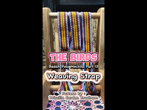 Видео: Рассечение узора Мочила из «Птиц», Присцилла Кардон Брэдберн. Часть 13