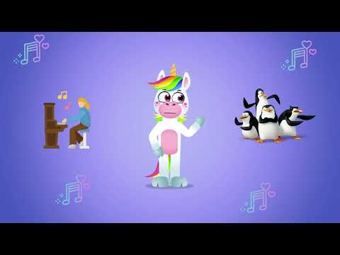 Видео: Музична гра с Поні Лізою " Вгадай мелодію". Піаніно.