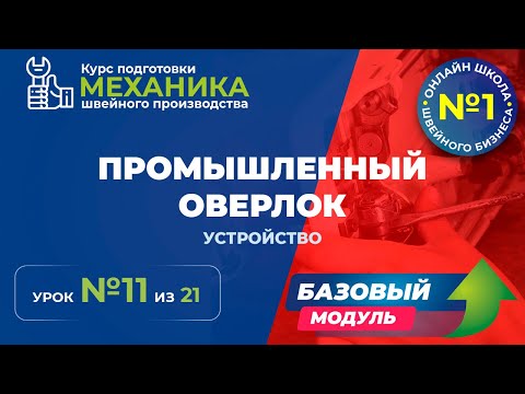 Видео: №136 Промышленный оверлок. Устройство