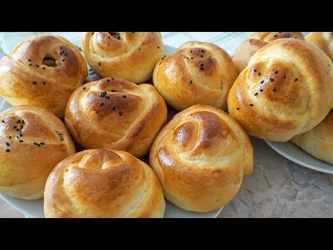 Видео: БУЛОЧКИ РОЗОЧКИ  с картошкой/Rosette buns with stuffing.