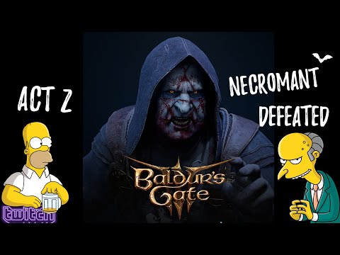 Видео: Baldurs Gate 3 -  Акт 2 :  Кошмарим Некроманта и проходим испытания