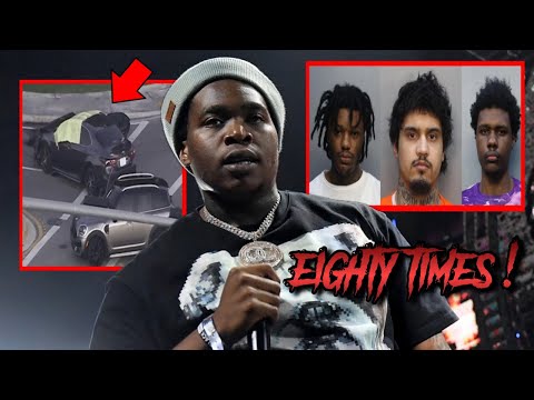 Видео: Трое мужчин арестованы после того, как 80 выстрелами убили рэпера из Майами Вэйви Нэйви Пуха на г...