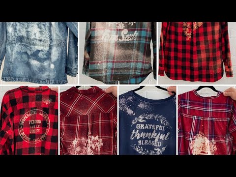 Видео: Как отбелить рубашки из секонд-хенда с помощью трафаретов