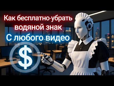 Видео: Как бесплатно убрать водяной знак с любого видео с помощью нейросети