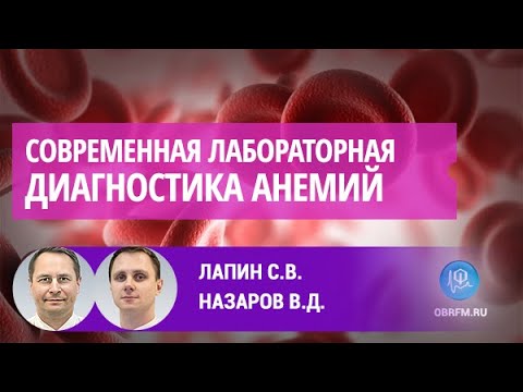 Видео: Лапин С.В., Назаров В.Д.: Современная лабораторная диагностика анемий