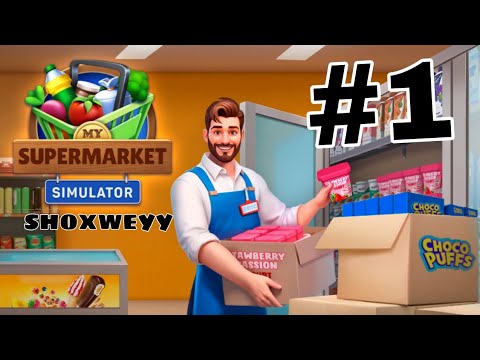 Видео: supermarket store simulator добро пожаловать на открытия #1