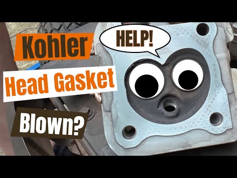 Видео: Замена прокладки головки блока цилиндров двигателя Kohler (V-Twin Courage, серии 7000 и другие)