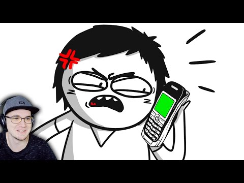 Видео: МАРМАЖ ► МОЙ ПЕРВЫЙ ТЕЛЕФОН... и проблемы... (анимация) | Реакция