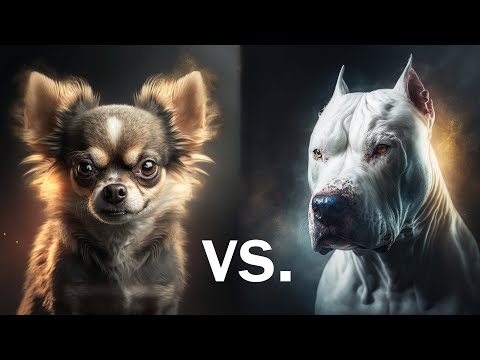 Видео: Сhihuahua vs. Dogo Argentino. Who won?