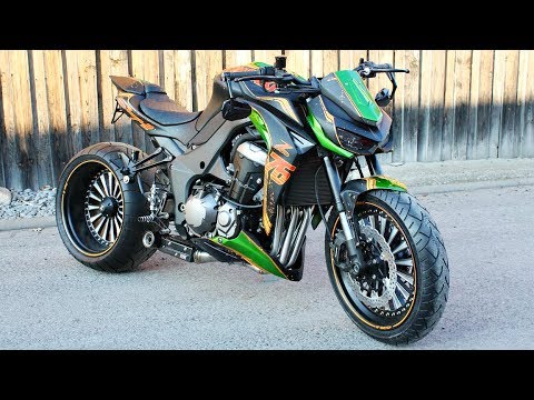 Видео: 😈 Kawasaki Z1000 - Кастом 👊!