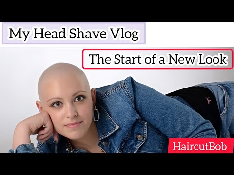 Видео: Мой видеоблог о бритье головы | Начало нового образа #бритьеголовы #преображение #видеоблог
