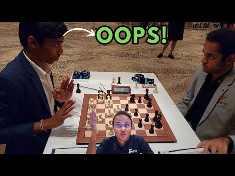 Видео: Праггнананда против Арджуна Эригайси | Битва двух друзей становится жестокой | Комментарий Сагара