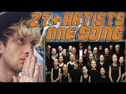 Видео: 27+ ARTISTS, ONE SONG!!! First Time Hearing/Reacting - LIVE/ЖИТЬ