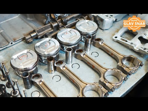 Видео: Установка кованых поршней на A20NHT LTG — Opel Insignia