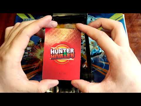 Видео: Распаковка коллекционных карточек HUNTER X HUNTER - экзамен на Хантера/день 1