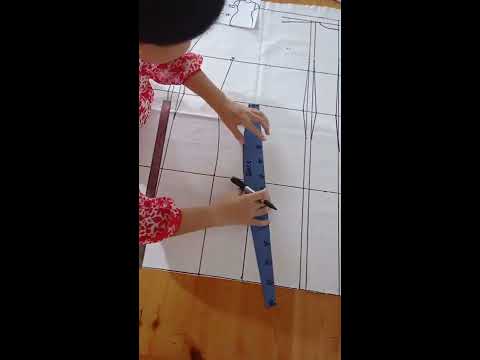 Видео: 48 размерге  лекала сызу пішу. Королевский витечкалы  көйлек  пішу