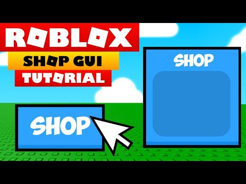 Видео: урок как сделать SHOP GUI и Товары roblox studio