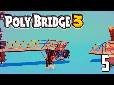 Видео: Трудности гравитации! 🪐 | Poly Bridge 3 | Часть 5