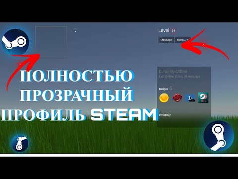 Видео: КАК СДЕЛАТЬ ПРОЗРАЧНЫЙ ПРОФИЛЬ В СТИМЕ STEAM