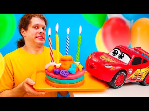 Видео: Торт для Маквина: как Лева и друзья устроили большой праздник!