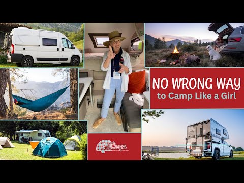 Видео: Нет неправильного способа разбить лагерь, как настоящая девчонка | Здесь есть всё для любителей к...
