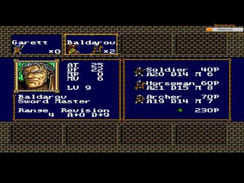 Видео: Прохождение Langrisser (Warsong) на Sega Mega Drive; часть 1 [с комментариями]